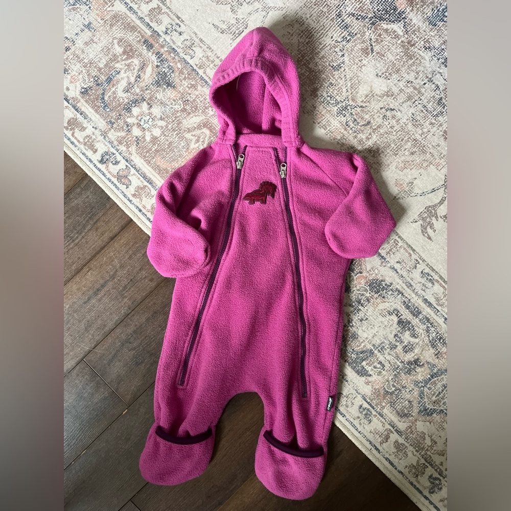 MEC Infant Ursus Fleece Bunting Suit with Squirrel Detail